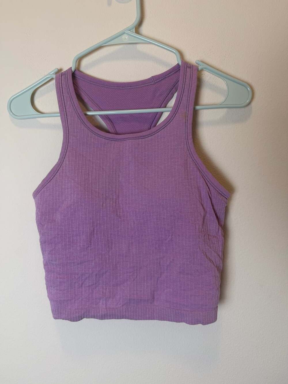 Lululemon Ebb to Street Crop Tank Purple